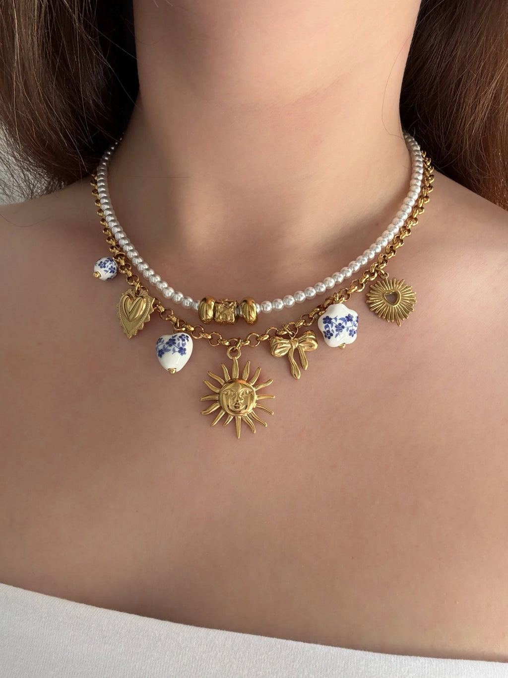 Collier breloque acier inoxydable