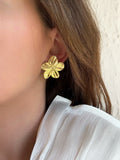 Boucles d’oreilles motifs de fleurs