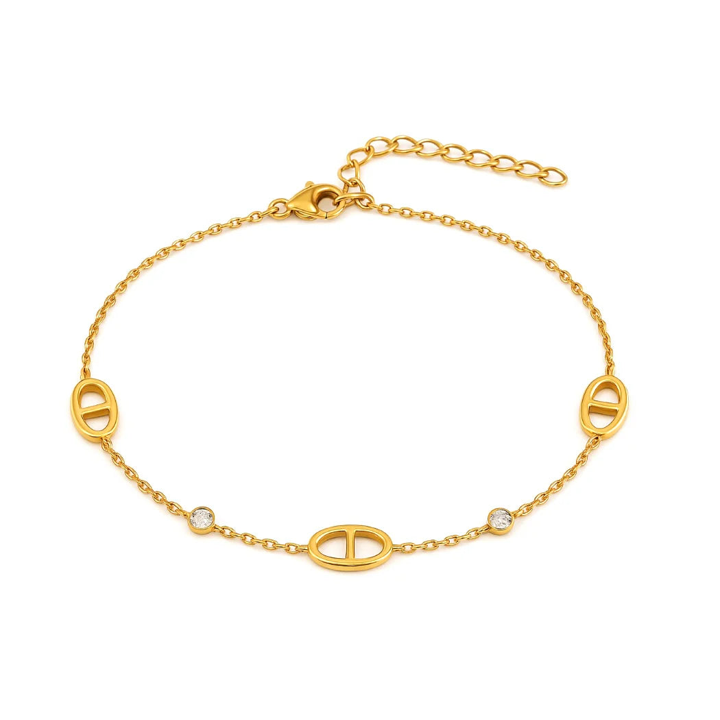 Bracelet maille marine