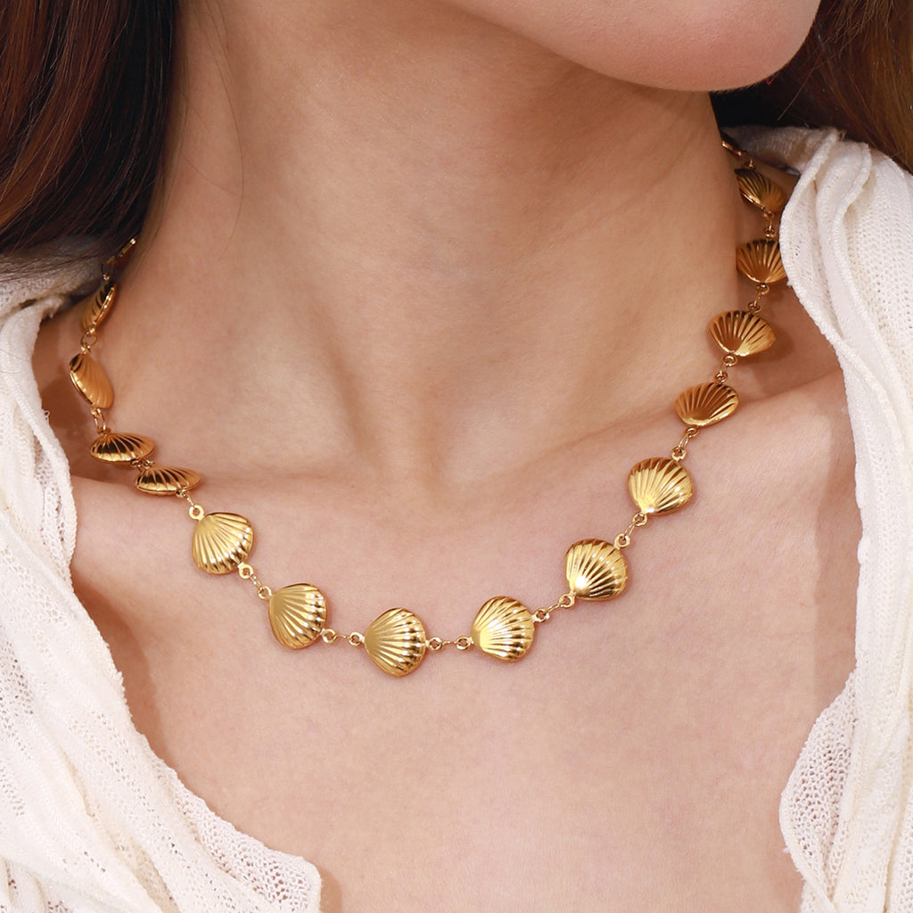 Ensemble collier mer. Avec bracelet