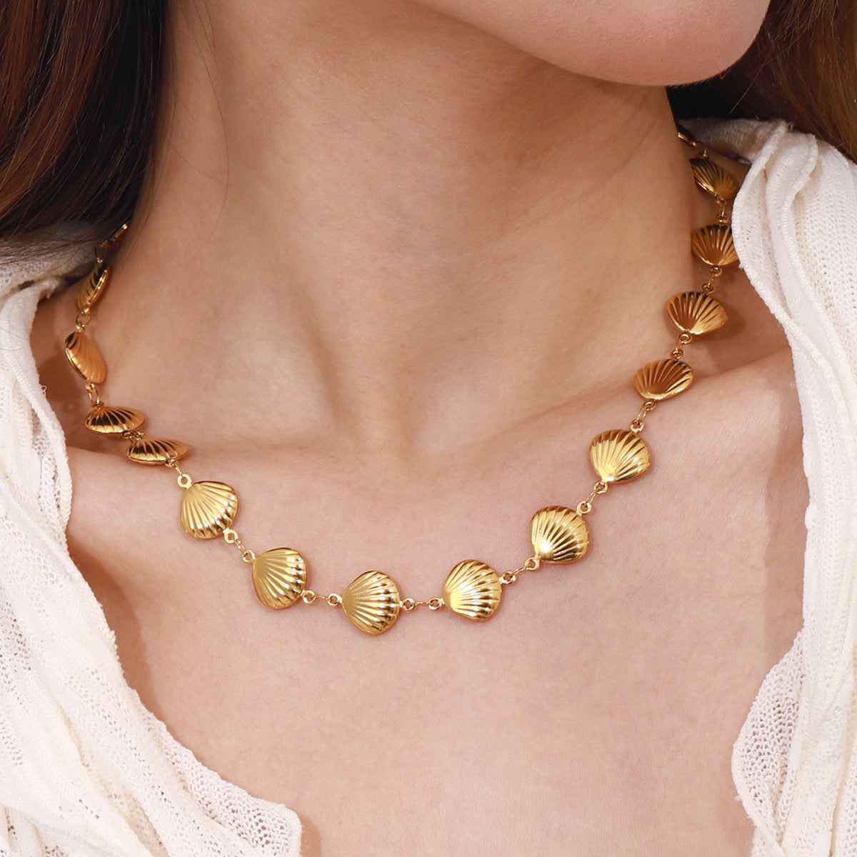 Ensemble collier mer. Avec bracelet