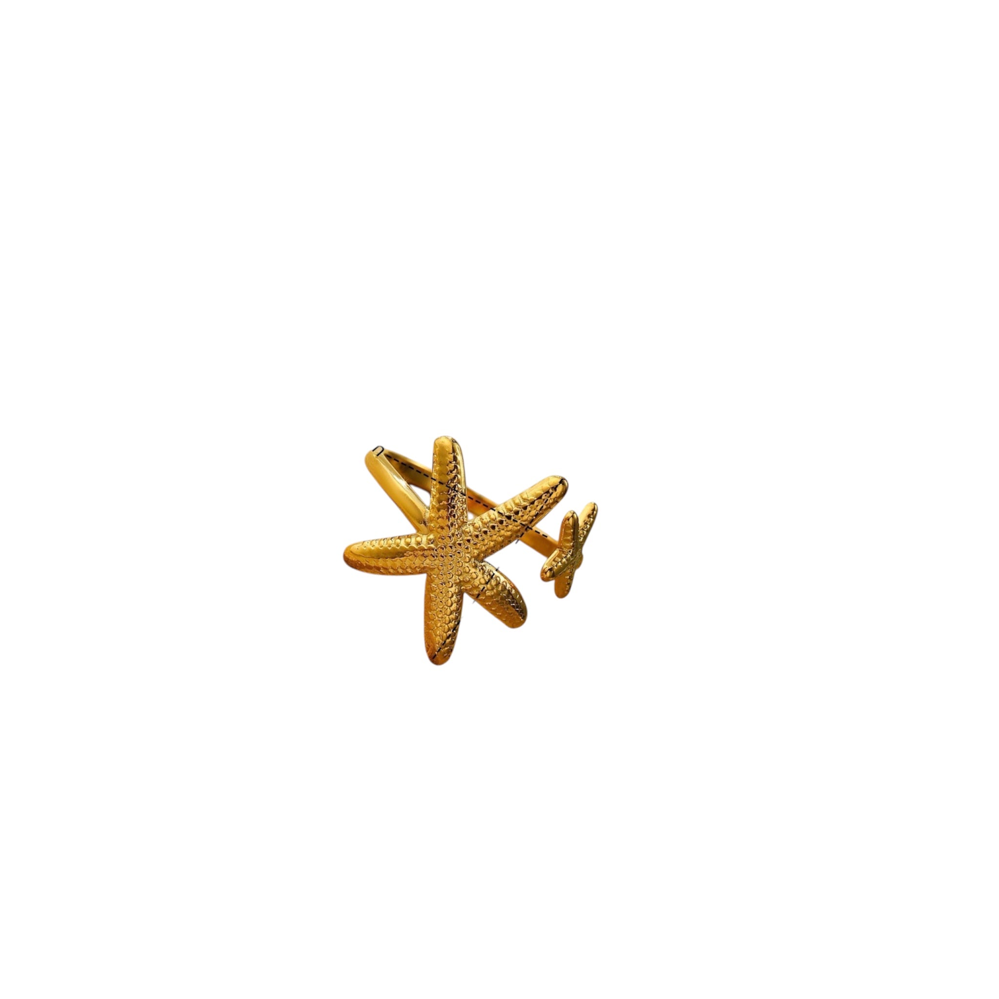 Bague étoiles mer