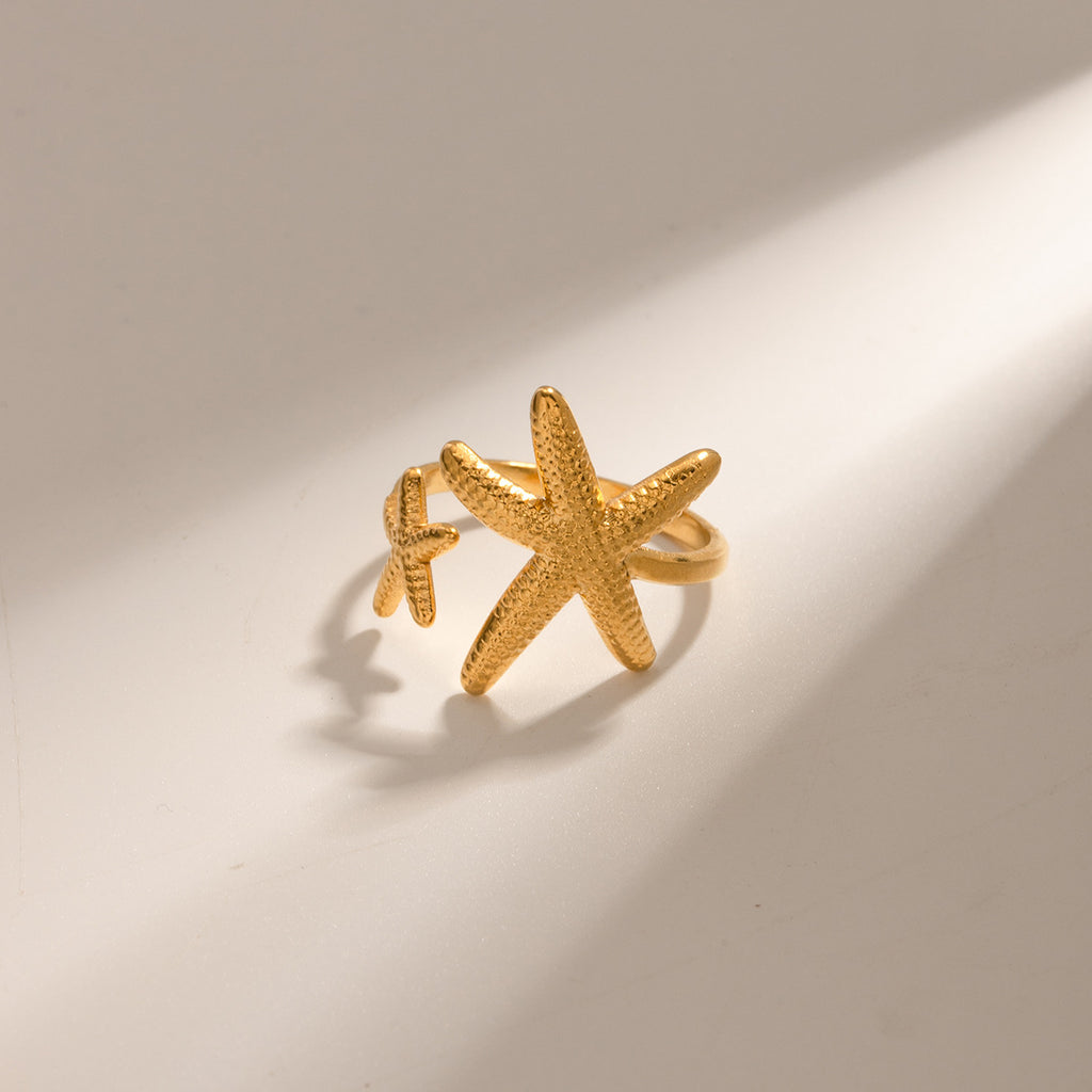 Bague étoiles mer