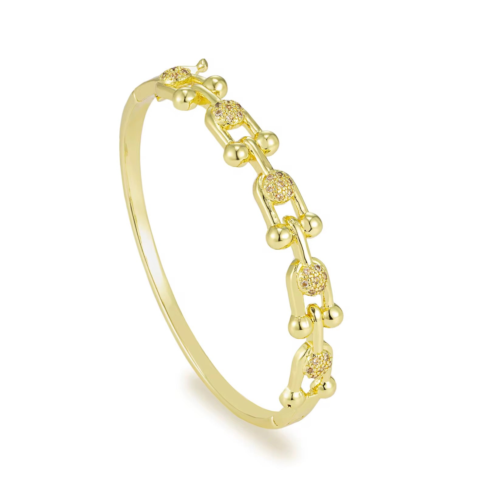 Bracelet chaîne doré